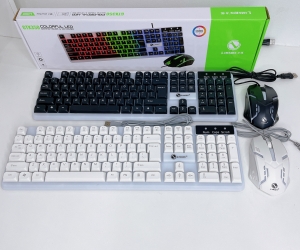 Combo Keyboard + Mouse Limeide GTX350 White công ty (Giả cơ)