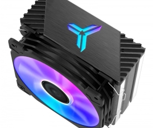 Tản nhiệt khí CPU 4 ống đồng JONSBO CR-1000 Black 1 fan 12cm LED Đa năng (PWM 4PIN, 115x/1200/1700/FM2+/FM2/FM1/AM4/AM3+/AM3/AM2+/AM2)