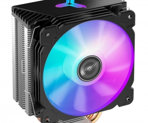 Tản nhiệt khí CPU 4 ống đồng JONSBO CR-1000 Black 1 fan 12cm LED Đa năng (PWM 4PIN, 115x/1200/1700/FM2+/FM2/FM1/AM4/AM3+/AM3/AM2+/AM2)
