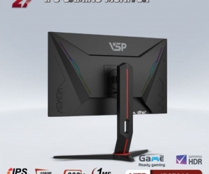 LCD 27 VSP IP2736G Gaming High-End Chính Hãng (IPS,1920x1080,360Hz,1ms,HDMI, Xoay 180 độ) + Tặng Combo FD-iK7300