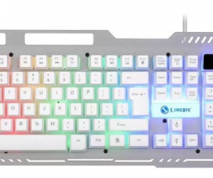 Combo Keyboard + Mouse LIMEDIE T25 White LED USB Giả cơ BH12TH(ĐTKT)