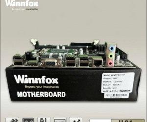 Mainboard SK 1155 Winnfox H61 Chính Hãng FV (VGA, HDMI, LAN 1000Mbps,M.2 NVME, 2 khe RAM DDR3, USB 2.0)