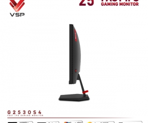 LCD VSP 25'' G2530S4 Gaming Chính hãng Black FV (Fast IPS, HDMI, 1920x1080, 300Hz, 3 cạnh viền mỏng, Kèm cáp HDMI, Treo tường, BH36T) + ( Tặng Combo FD IK7300)