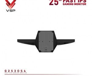 LCD VSP 25'' G2530S4 Gaming Chính hãng Black FV (Fast IPS, HDMI, 1920x1080, 300Hz, 3 cạnh viền mỏng, Kèm cáp HDMI, Treo tường, BH36T) + ( Tặng Combo FD IK7300)