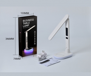 Đèn để bàn Led WILIT UL-U20 Đa năng Black/White (Đồng hồ điện tử, báo thức, nhiệt kế)