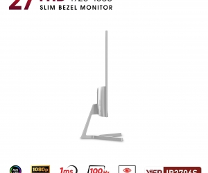 LCD 27'' VSP IP2706S White Chính hãng FV (IPS - VGA, HDMI, 1920x1080, 100Hz, 3 cạnh viền mỏng, Kèm cáp HDMI, Treo tường)(TẶNG KÈM MOUSE Q1)
