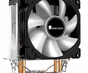 Tản nhiệt khí CPU 2 ống đồng JONSBO CR-1200 fan 9cm LED Đa năng (PWM 4PIN, 115x/1200/1700/AM4)