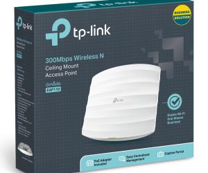 Phát Wifi TP-Link EAP110 Chính hãng (AP Ốp trần, 2 anten 4dBi, 300Mbps, 1 port PoE Passive 24VDC/0.5A, Kèm nguồn PoE)