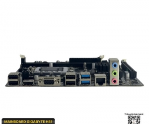 Mainboard SK 1150 GIGA H81 New Công ty (VGA, HDMI, LAN 1000Mbps, M.2 PCIe/NVMe, 2 khe RAM DDR3, BH 36T, Hàng Công ty - Không phải GIGABYTE H81 Chính hãng)