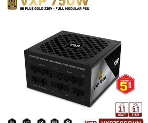 Nguồn VSP VXP750SGVN 750W 80 Plus Gold Full Modular Chính hãng FV