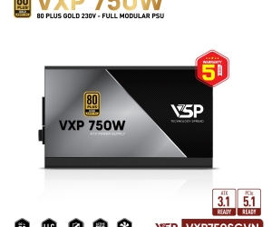 Nguồn VSP VXP750SGVN 750W 80 Plus Gold Full Modular Chính hãng FV
