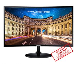 LCD 23.5” SAMSUNG LC24F390FHEXXV Màn hình cong Chính hãng (VA - VGA,HDMI, 1920x1080, Kèm cáp HDMI, Treo tường)