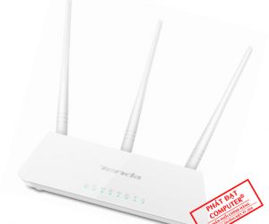 Phát Wifi Tenda F3 Chính hãng (3 anten, 300Mbps, Repeater, 3LAN) (MUA 10 TẶNG 1 MOUSE M02A)