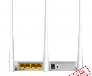 Phát Wifi Tenda F3 Chính hãng (3 anten, 300Mbps, Repeater, 3LAN) (MUA 10 TẶNG 1 MOUSE M02A)