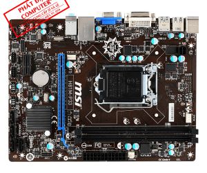 Mainboard SK 1150 MSI H81M-P33 Box RENEW (VGA, DVI 24+1, LAN 1000Mbps, 2 khe RAM DDR3)