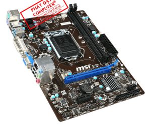 Mainboard SK 1150 MSI H81M-P33 Box RENEW (VGA, DVI 24+1, LAN 1000Mbps, 2 khe RAM DDR3)