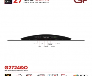 LCD VSP 27'' G2724QO Chính hãng Bạc FV (QD-OLED 2K , HDMI, TYPE-C 90W, 2560x1440, 240Hz, 0.03ms, DCI-P3 108%, G-Sync, BH36T) + Tặng ARM H100