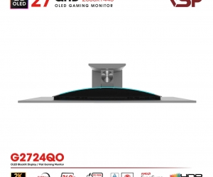 LCD VSP 27'' G2724QO Chính hãng Bạc FV (QD-OLED 2K , HDMI, TYPE-C 90W, 2560x1440, 240Hz, 0.03ms, DCI-P3 108%, G-Sync, BH36T) + Tặng ARM H100