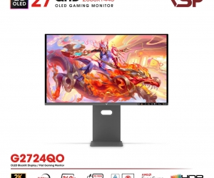 LCD VSP 27'' G2724QO Chính hãng Bạc FV (QD-OLED 2K , HDMI, TYPE-C 90W, 2560x1440, 240Hz, 0.03ms, DCI-P3 108%, G-Sync, BH36T) + Tặng ARM H100