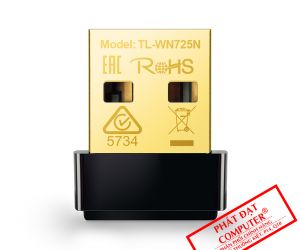 USB thu Wifi TP-Link TL-WN725N Chính hãng (Ko anten, 150Mbps, Windows, macOS, Linux)