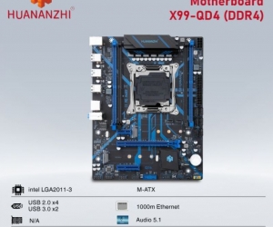 Mainboard SK LGA2011-3 Huananzhi X99-QD4 Chính Hãng