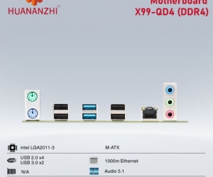 Mainboard SK LGA2011-3 Huananzhi X99-QD4 Chính Hãng