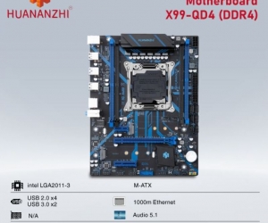 Mainboard SK LGA2011-3 Huananzhi X99-QD4 Chính Hãng