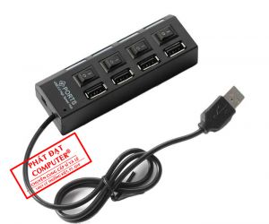 Hub USB 2.0 4 port Công tắc