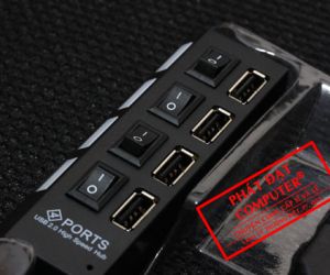 Hub USB 2.0 4 port Công tắc