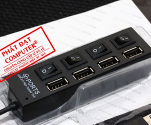 Hub USB 2.0 4 port Công tắc