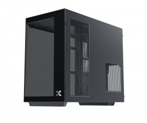 Case Xigmatek Cubi M Black EN42775 (MATX, Màu Đen) Case Bể Cá (420x227x372mm, Fan trên 3x120mm hoặc 2x140mm ko kèm, Fan hông 2x120mm hoặc 2x140mm ko kèm, Fan sau 1x120mm ko kèm, Fan dưới 3x120mm hoặc 2x140mm ko kèm, USB 3.0x1, USB 2.0x2, Audio, 2xHDD, 3xSSD, Nguồn dưới dây dài)