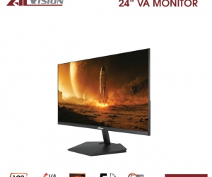  LCD AIVISION 23.8'' A243FV Black Chính hãng FV (VA-HDMI, VGA, 1920x1080, 100Hz, Kèm cáp HDMI, Treo tường)