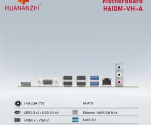 Mainboard SK LGA1700 Huananzhi H610M-VH-A Chính Hãng