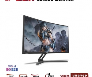 LCD VSP 27'' VX272C Cong Chính hãng Black FV (VA-VGA , HDMI, 1920x1080, 200Hz, 3 cạnh viền mỏng, Kèm cáp HDMI, Treo tường, BH36T) + ( Tặng Combo FD IK7300)
