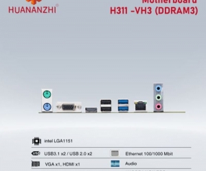 Mainboard SK LGA1151 Huananzhi H311-VH3 Chính Hãng
