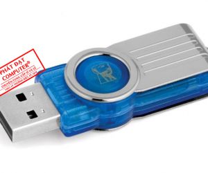 USB 2.0 4G KINGSTON Tem FPT (Format được NTFS, chép file dung lượng lớn)