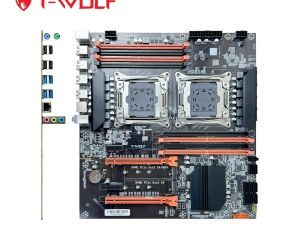 Mainboard SK 2011 3E5V3-V4 T-WOLF Xeon TW-DU99D4 (2*LGA2011-3E5V3-V4, 2xM.2 NVMe,2xPCIe16X, E-ATX, LAN 1000Mbps, 8 khe RAM DDR4,Chạy được Ram thường)