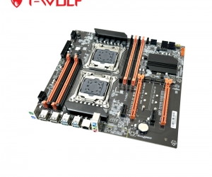 Mainboard SK 2011 3E5V3-V4 T-WOLF Xeon TW-DU99D4 (2*LGA2011-3E5V3-V4, 2xM.2 NVMe,2xPCIe16X, E-ATX, LAN 1000Mbps, 8 khe RAM DDR4,Chạy được Ram thường)