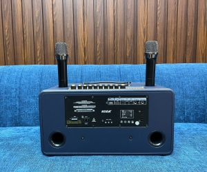 Loa Karaoke Bluetooth KODA FUTURE 86 Blue (800W, 220V, kèm 2 micro ko dây)