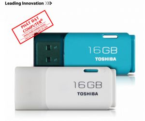 USB 2.0 16G TOSHIBA Tem FPT (Format được NTFS, chép file dung lượng lớn)