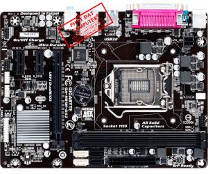 Mainboard SK 1150 GIGABYTE H81M DS2 Box RENEW (VGA, COM, LPT, LAN 1000Mbps, 2 khe RAM DDR3, mATX)