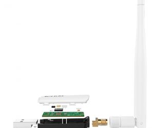 USB thu Wifi Tenda U1 Chính hãng (Có anten rời, 300Mbps, Windows, macOS, Linux)