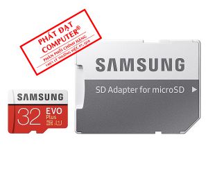 Thẻ nhớ MicroSD 32G SAMSUNG EVO Plus Box Class10 U1 95MB/s Công ty (Kèm SD adapter)