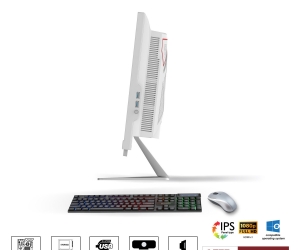 Máy tính để bàn All In One VSP VA240P White FV (Sản phẩm AIO này chưa bao gồm CPU - Ram - SSD)