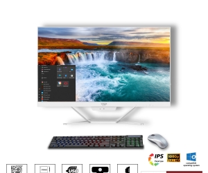 Máy tính để bàn All In One VSP VA240P White FV (Sản phẩm AIO này chưa bao gồm CPU - Ram - SSD)