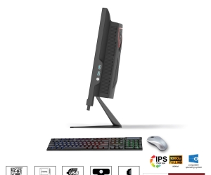 Máy tính để bàn All In One VSP VA240P Black FV (Sản phẩm AIO này chưa bao gồm CPU - Ram - SSD)