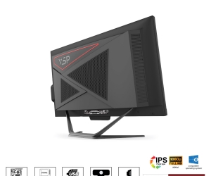 Máy tính để bàn All In One VSP VA240P Black FV (Sản phẩm AIO này chưa bao gồm CPU - Ram - SSD)
