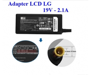 Adapter Apower for LG 19V-2.1A 40W Đầu lớn (6.5x4.5 mm, Kèm dây nguồn, Box)