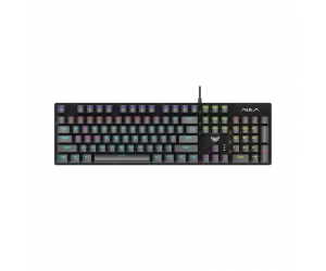 Bàn phím cơ có dây Gaming AULA S2022 Black FV ( Phím cơ, Blue Switch, 104 phím, LED Rainbow, Có dây USB 2.0)