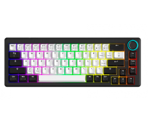 Bàn phím cơ DAREU EK65s White-black, PBT (RGB) (Dream switch)